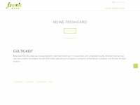 freshcard.ch Webseite Vorschau