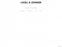 loosli-zehnder.ch Webseite Vorschau