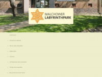 malchower-labyrinthpark.de Webseite Vorschau