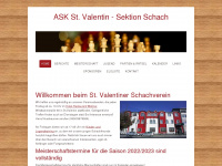 schach-st-valentin.at Webseite Vorschau