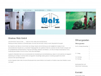 walz-glasbau.de Webseite Vorschau