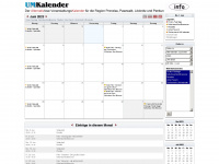 umkalender.de Webseite Vorschau