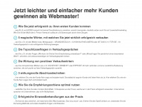 webmaster-kunden-finden.com Webseite Vorschau