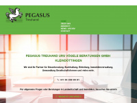 pegasus-treuhand.ch Webseite Vorschau