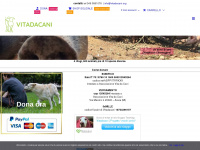 vitadacani.org Webseite Vorschau