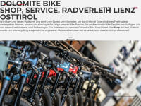 dolomite.bike Webseite Vorschau
