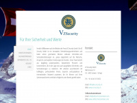 vz-security.ch Webseite Vorschau