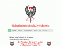 sicherheitsfachschule-schweiz.ch Webseite Vorschau