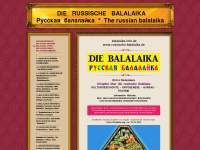 russische-balalaika.de Webseite Vorschau