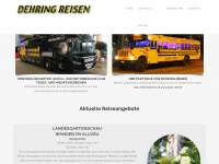dehring-reisen.de Webseite Vorschau