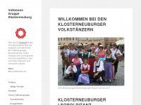 volkstanz-klosterneuburg.at Webseite Vorschau