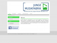 jungemusikfabrik.de Webseite Vorschau