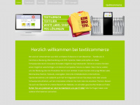 textilcommerce.de Webseite Vorschau