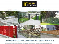 zaun-kohler.ch Thumbnail