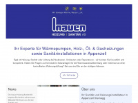 heizungen-inauen.ch Webseite Vorschau