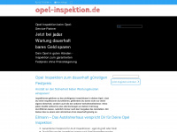 opel-inspektion.de Webseite Vorschau