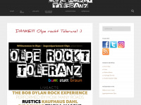 olpe-rockt-toleranz.de Webseite Vorschau