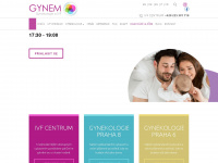 gynem.cz Webseite Vorschau