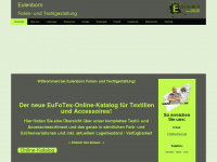 eufotex.de Webseite Vorschau