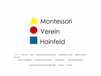 hainfeld-montessori.at Webseite Vorschau