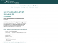 dr-kohlbacher.at Webseite Vorschau
