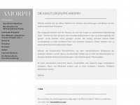 amorph-art-ist.com Webseite Vorschau