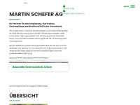 martin-schefer.ch Webseite Vorschau