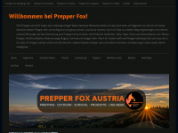 prepperfox.net Webseite Vorschau