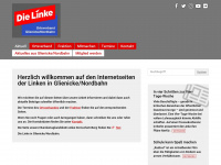 dielinke-glienicke.de Webseite Vorschau