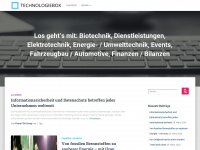 technologiebox.de Webseite Vorschau