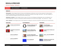 regulasprecher.ch Webseite Vorschau