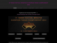 tangofestivalmuenster.de Webseite Vorschau