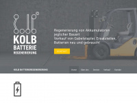 kolb-batterieregenerierung.com Webseite Vorschau