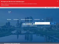 columbus.gov Webseite Vorschau