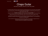 chapsguitar.ch Webseite Vorschau
