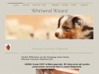 whirlwind-wizard-aussies.de Webseite Vorschau