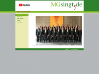 mgsingt.de Webseite Vorschau