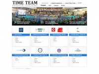time-team.nl Webseite Vorschau