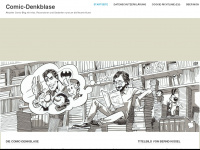 comic-denkblase.de Webseite Vorschau
