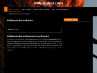 kletterschuhe.org Webseite Vorschau