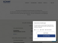eckart-hydraulics.com Webseite Vorschau