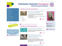 frauenbund-muenster.de Webseite Vorschau