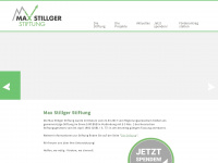 max-stillger-stiftung.de Webseite Vorschau