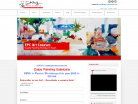 epc-artcourses.com Webseite Vorschau