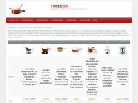 fondue-set.de Webseite Vorschau
