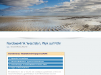 nordseeklinik-westfalen.de Webseite Vorschau