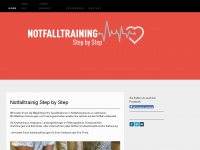 notfalltraining-stepbystep.de Webseite Vorschau