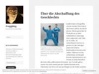 froggblog.ch Webseite Vorschau