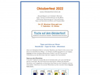 oktoberfest-2022.de Webseite Vorschau
