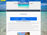 formentera-island.net Webseite Vorschau